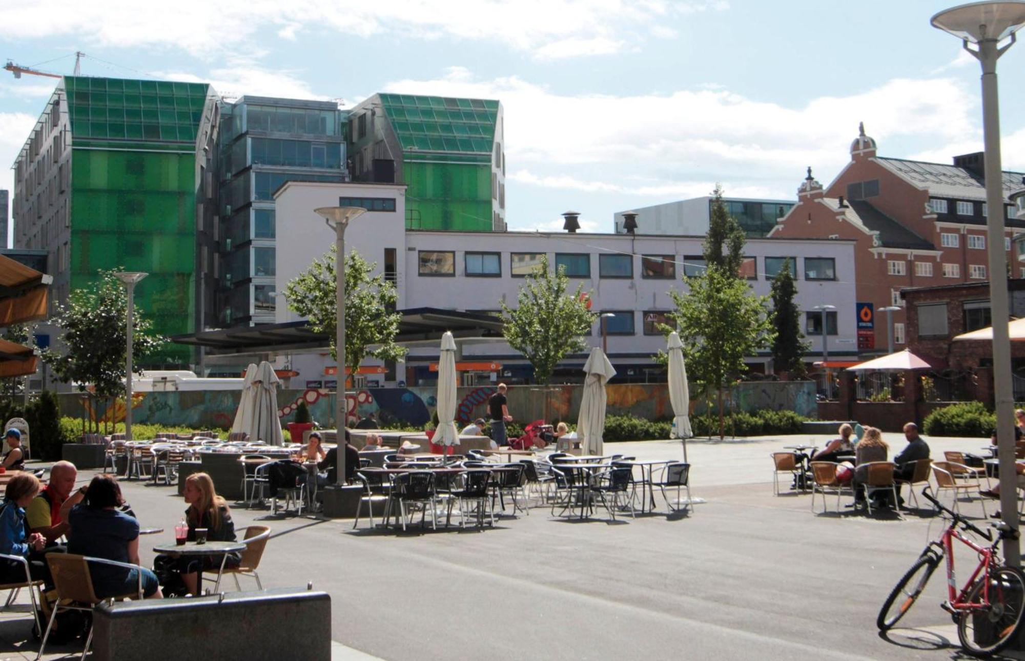City Center Flat W Roof Top Terrace & Free Parking Oslo Exterior foto